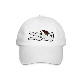 drunken_bunny - Baseballkappe - Weiß/Weiß - Vorne