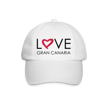 love cran canaria - Baseball Cap - white/white - Front