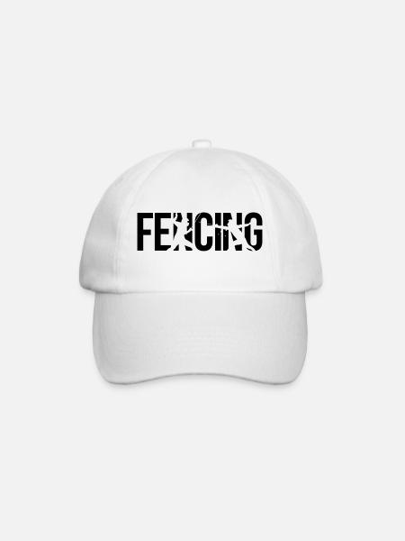 Escrime - Casquette classique - blanc/blanc