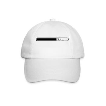 barre de chargement / / enceinte / / bébé à venir - Casquette classique - blanc/blanc - Devant
