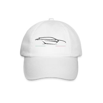 Urus Trikolor - Baseballkappe - Weiß/Weiß - Vorne