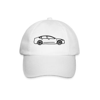 Modèle dessiné 3 - Casquette classique - blanc/blanc - Devant
