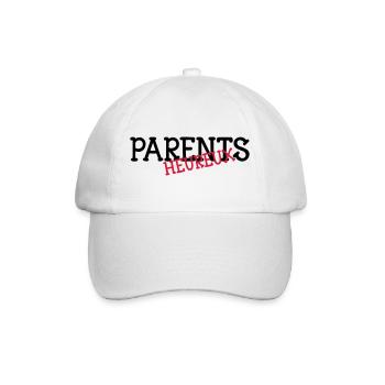 Parents heureux ! - Casquette classique - blanc/blanc - Devant