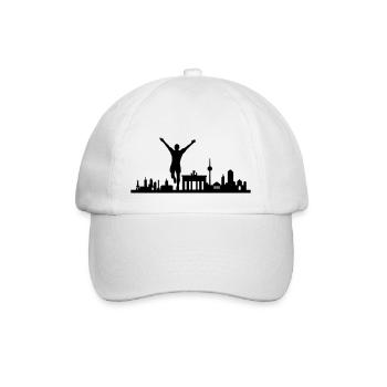 Berlin Jogger - Baseballkappe - Weiß/Weiß - Vorne