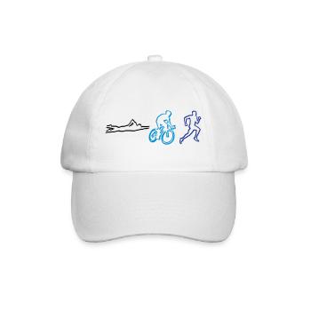 Triathlon - Casquette classique - blanc/blanc - Devant