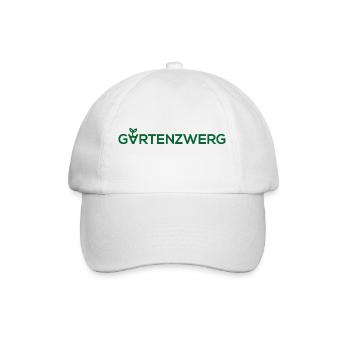 Gartenzwerg - Baseballkappe - Weiß/Weiß - Vorne