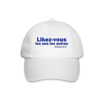 Likez-vous - Casquette classique - blanc/blanc - Devant