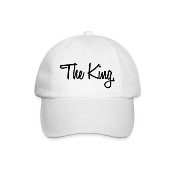 The King - Baseball Cap - white/white - Front
