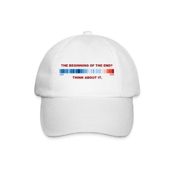 Le réchauffement de la fin ? - Casquette classique - blanc/blanc - Devant