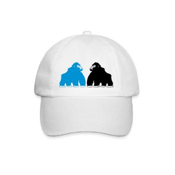 gorillas_02 - Casquette classique - blanc/blanc - Devant