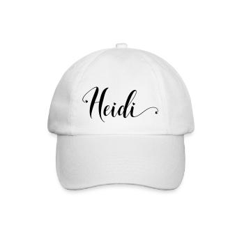 heidi - Baseballkappe - Weiß/Weiß - Vorne