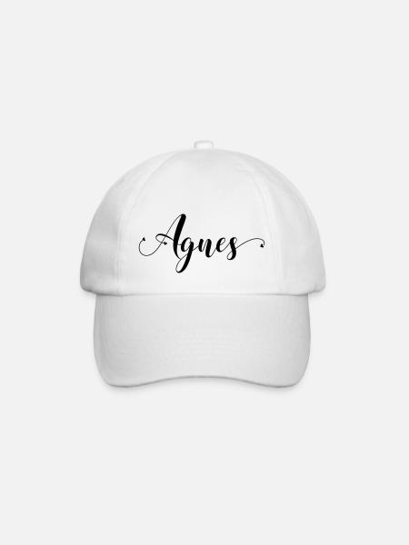 (agnes) - Baseballkappe - Weiß/Weiß