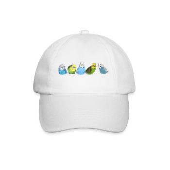 perruches - Casquette classique - blanc/blanc - Devant