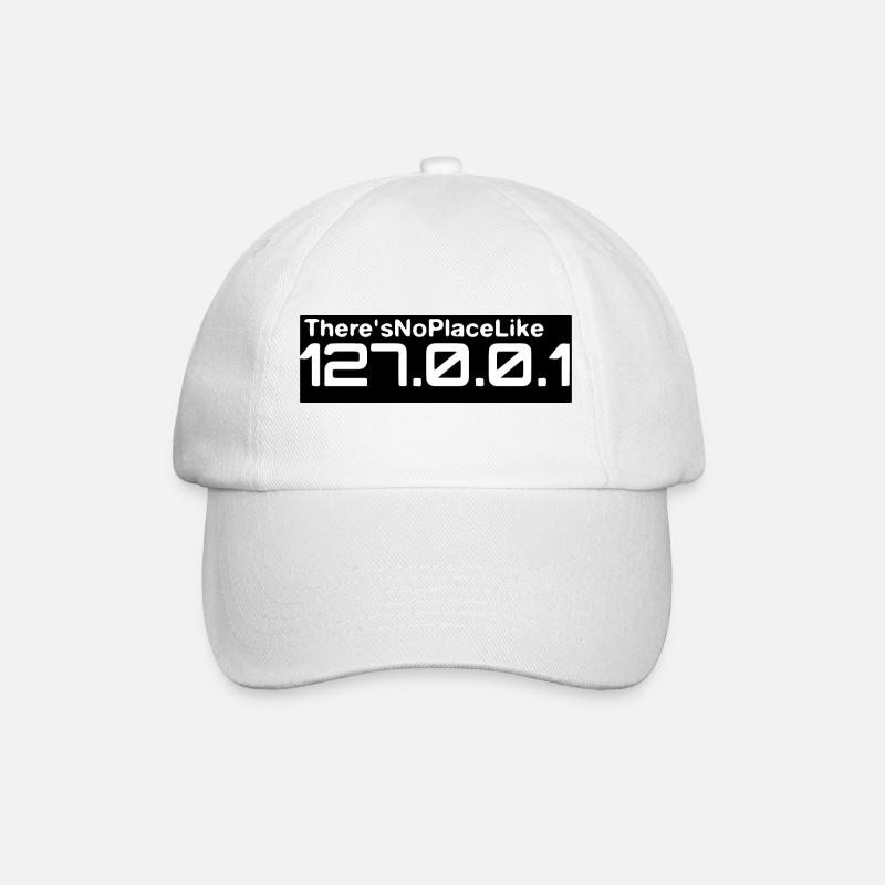 geek - Baseball Cap - white/white