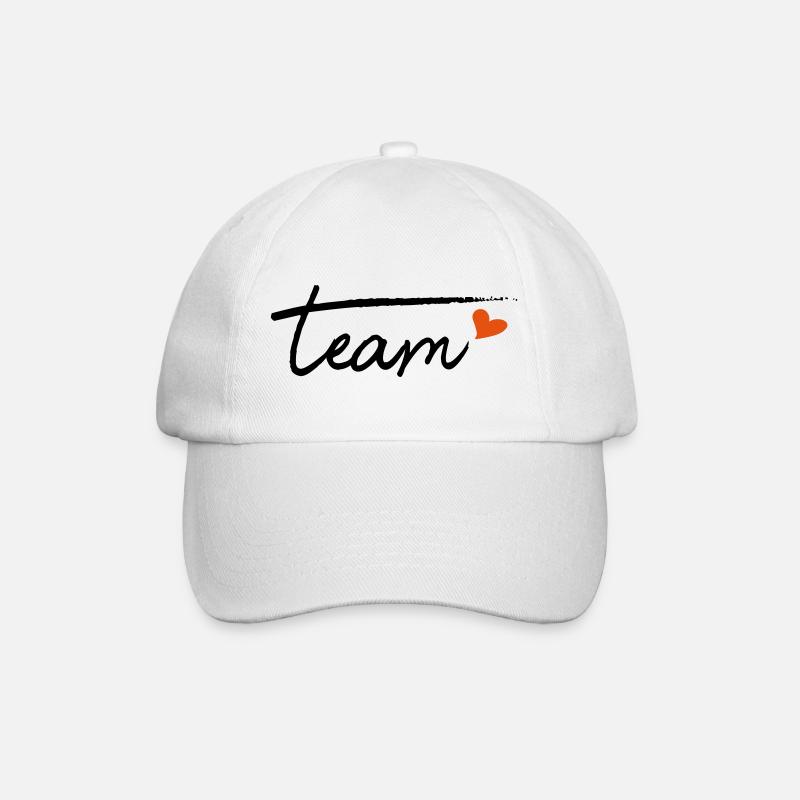 Team - Baseballkappe - Weiß/Weiß