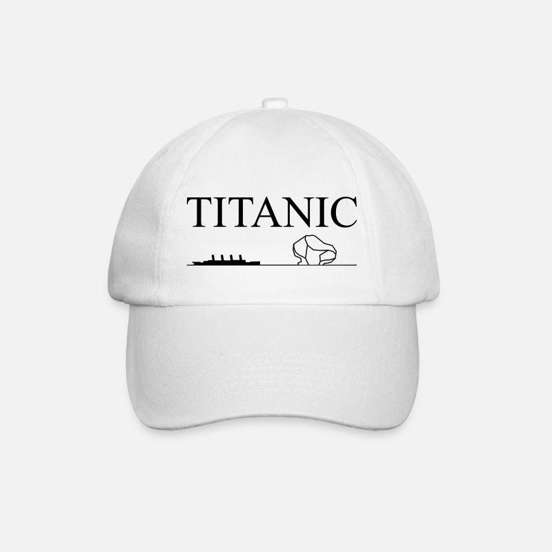 titanic - Baseball Cap - white/white