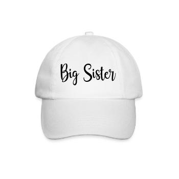 big Sister - Baseballkappe - Weiß/Weiß - Vorne