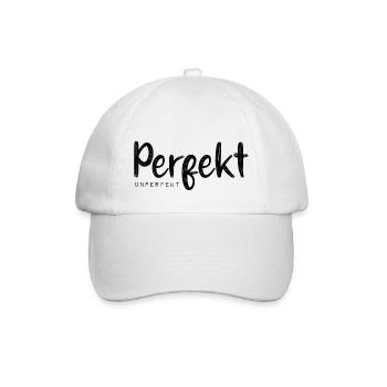 Perfekt - Baseballkappe - Weiß/Weiß - Vorne