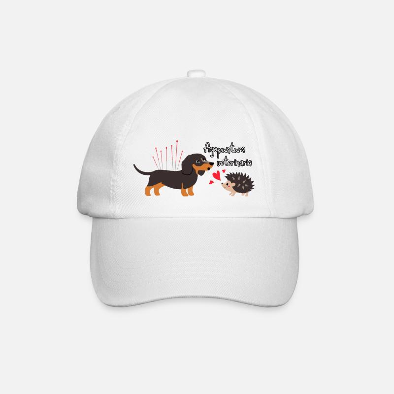 Tierärztliche Akupunktur - Baseballkappe - Weiß/Weiß
