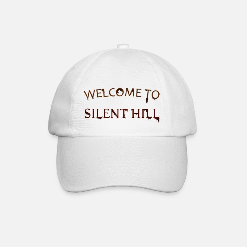 colline silente - Casquette classique - blanc/blanc