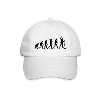 Evolution of Rocksinger - Baseballkappe - Weiß/Weiß - Vorne