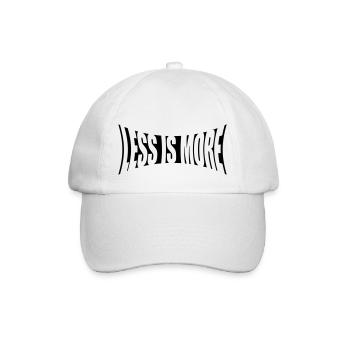 Slogan Logo Minimalisme - Casquette classique - blanc/blanc - Devant