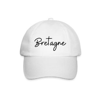 Bretagne ville idée cadeau - Casquette classique - blanc/blanc - Devant