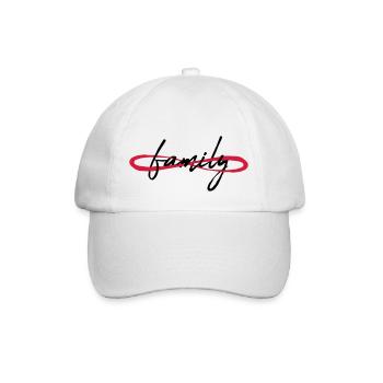 Symbol Unendlich Familie - Baseballkappe - Weiß/Weiß - Vorne