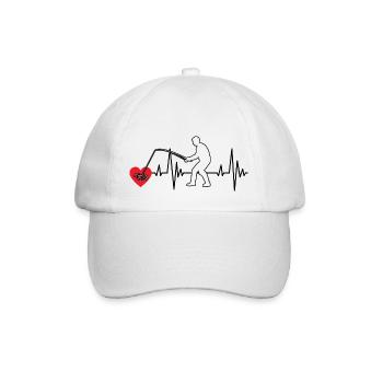 Pêche Pêche Hameçons Pêche Pêche - Casquette classique - blanc/blanc - Devant