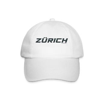 zürich - Baseballkappe - Weiß/Weiß - Vorne