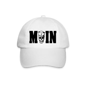 moin 5 - Baseballkappe - Weiß/Weiß - Vorne
