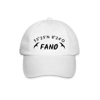 Fanø Fanö Dänemark Urlaub Idee - Baseballkappe - Weiß/Weiß - Vorne