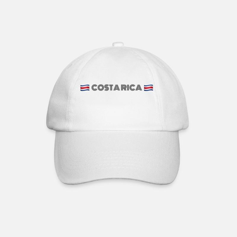 COSTA RICA - Baseballkappe - Weiß/Weiß
