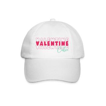 Valentine Cutie - Baseball Cap - white/white - Front