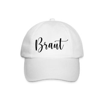 braut - Baseballkappe - Weiß/Weiß - Vorne