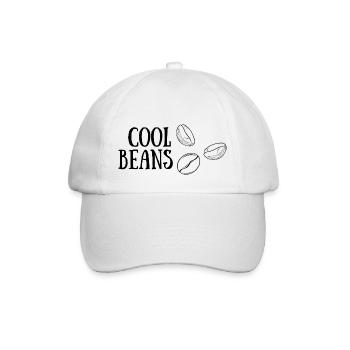 Cool Beans Coffee Beans - Baseball Cap - white/white - Front