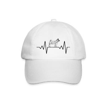 Chien de chasse - Casquette classique - blanc/blanc - Devant