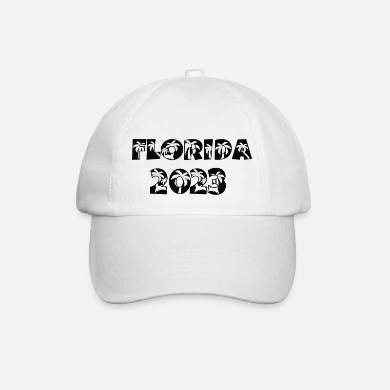 FLORIDA 2023 - Baseballkappe - Weiß/Weiß
