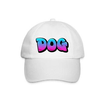 DOG - Baseballkappe - Weiß/Weiß - Vorne