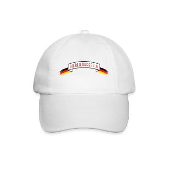 Amateur de bière avec drapeau DE - Casquette classique - blanc/blanc - Devant