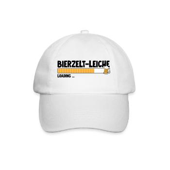Bierbar Bierzeltleiche Bierfest Trinker - Baseballkappe - Weiß/Weiß - Vorne