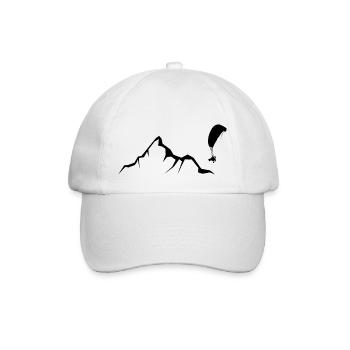 Montagne - Parapente - (4) - Casquette classique - blanc/blanc - Devant