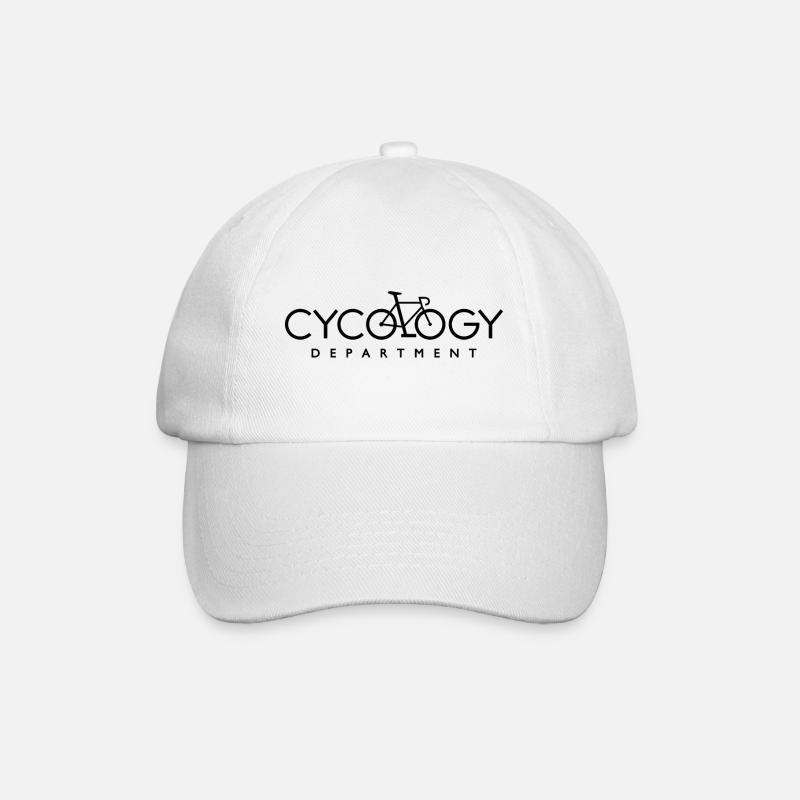 Cycology Department - Baseball Cap - white/white