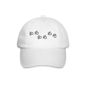 Cartoon Cats Paws - Baseball Cap - white/white - Front
