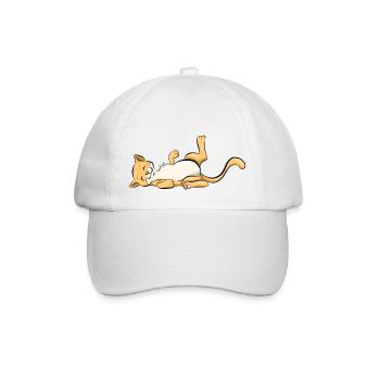 Chat - Casquette classique - blanc/blanc - Devant