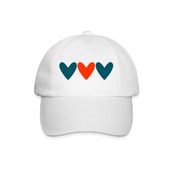 PAAR. ICH HABE GERADE GEHEIRATET. Junggesellinnenabschied. VALENTINSTAG. MARIES - Baseballkappe - Weiß/Weiß - Vorne