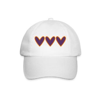 PAAR. ICH HABE GERADE GEHEIRATET. Junggesellinnenabschied. VALENTINSTAG. MARIES - Baseballkappe - Weiß/Weiß - Vorne