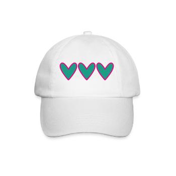 ICH HABE GERADE GEHEIRATET. Junggesellinnenabschied. VALENTINSTAG. PAAR. LIEBE - Baseballkappe - Weiß/Weiß - Vorne