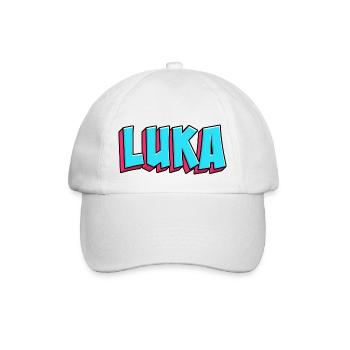 Name Motif: Luka - Baseball Cap - white/white - Front