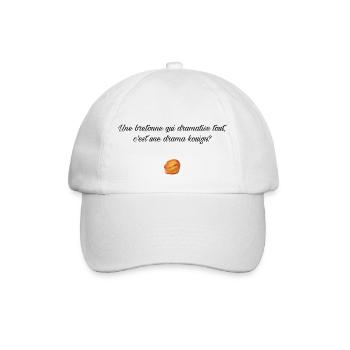 Drama kouign? Blk - Casquette classique - blanc/blanc - Devant